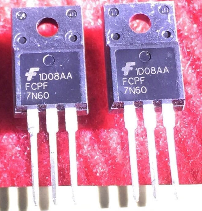 FCPF7N60 7N60 New Original Fairchild TO-220F 5PCS/LOT