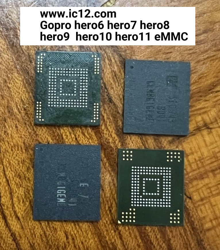 Gopro hero6 hero7 hero8 hero9  hero10 hero11 flash memory IC eMM