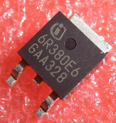 IPD60R380E6 6R380E6 TO-252 650V 30A 5pcs/lot