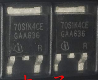 70S1K4CE IPD70S1K4CE TO-252 750V 5.4A 5pcs/lot
