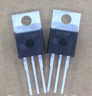 6R199P IPP60R199CP TO-220 650V 16A 5pcs/lot