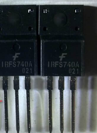 IRFS740A TO-220F 400V 5.7A 5pcs/lot