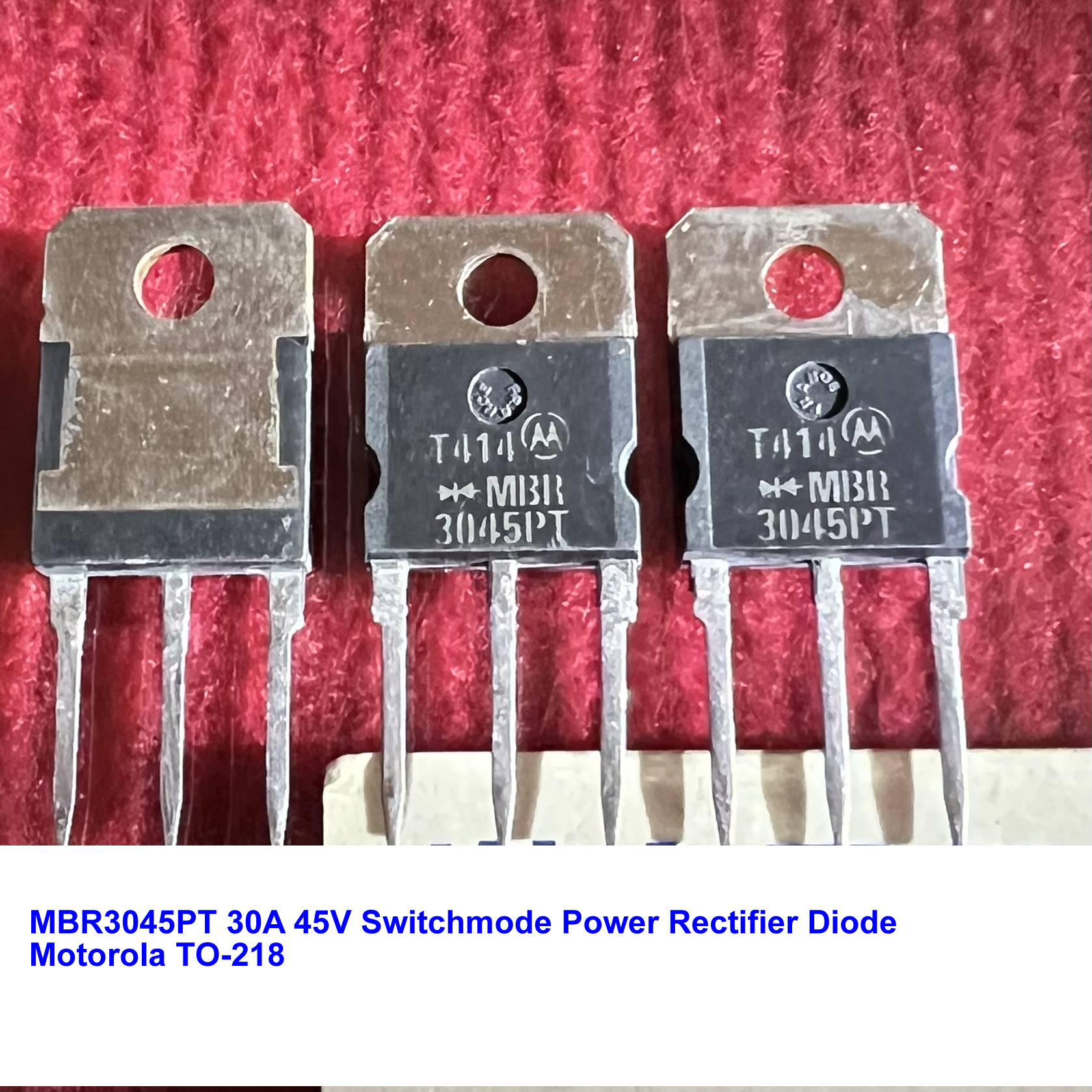 MBR3045PT 30A 45V Switchmode Power Rectifier Diode Motorola TO-2