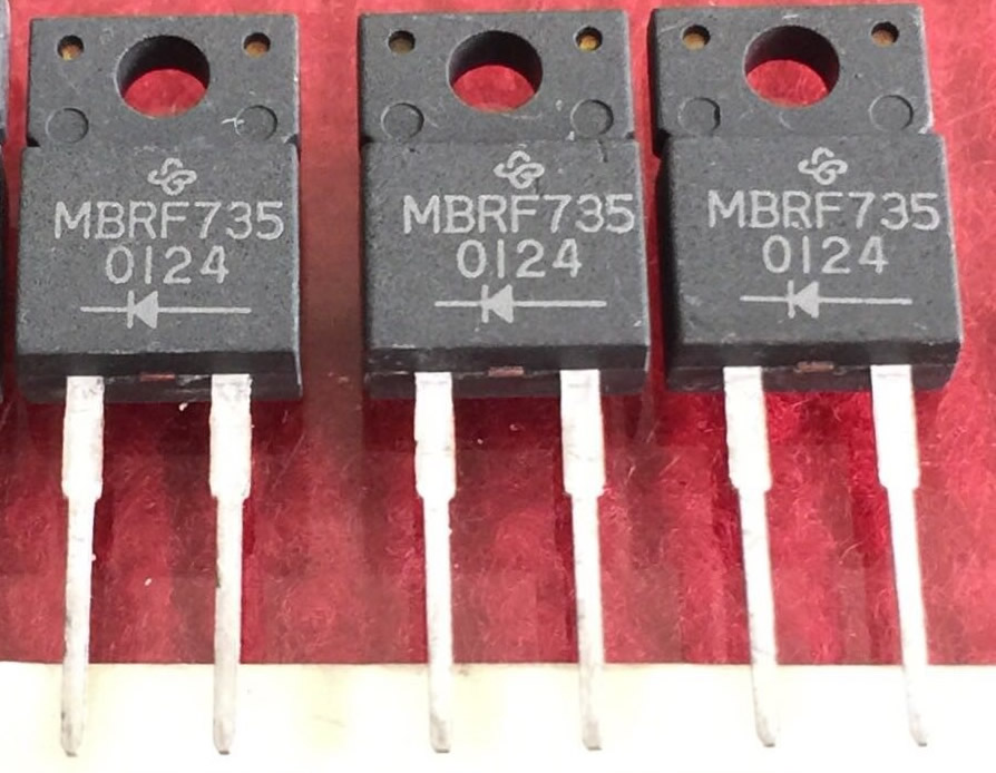 MBRF735 New Original TO-220F 5PCS/LOT