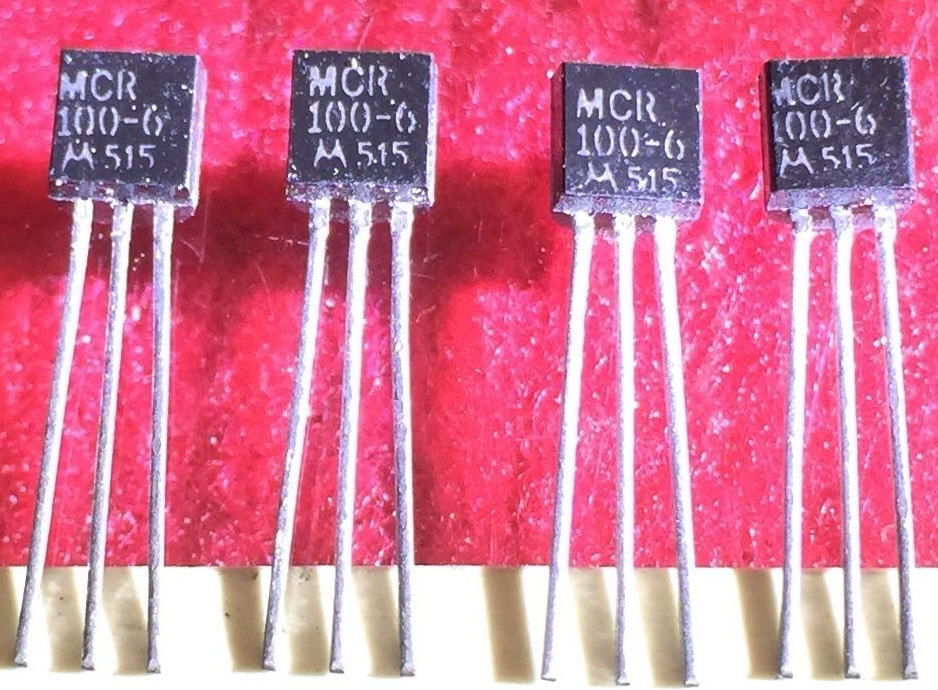 MCR100-6 100-6 New Original Motorola TO-92 SCR Thyristor 5PCS/LO