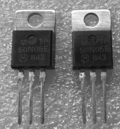 MTP50N05E TO-220 50V 50A 5pcs/lot