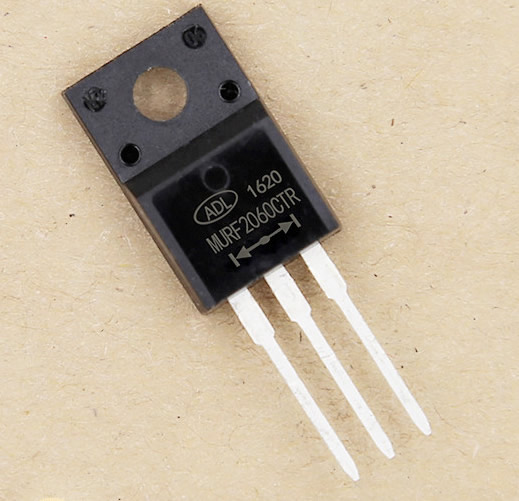 MURF2060CTR TO-220F 600V 20A 5pcs/lot