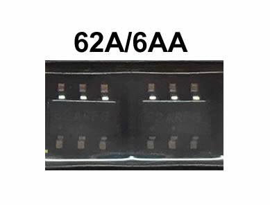NCP1256BSN65T1G 62A 6AA New 6pins SOT23-6 5pcs/lot