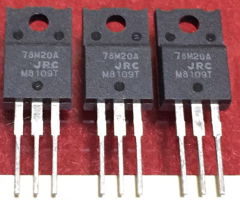 NJM78M20FA 78M20A 7820 New Original JRC TO-220F 5PCS/LOT