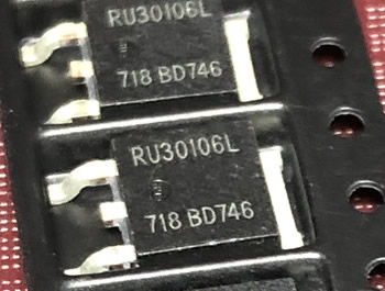 RU30106L TO-252 30V 130A 5pcs/lot