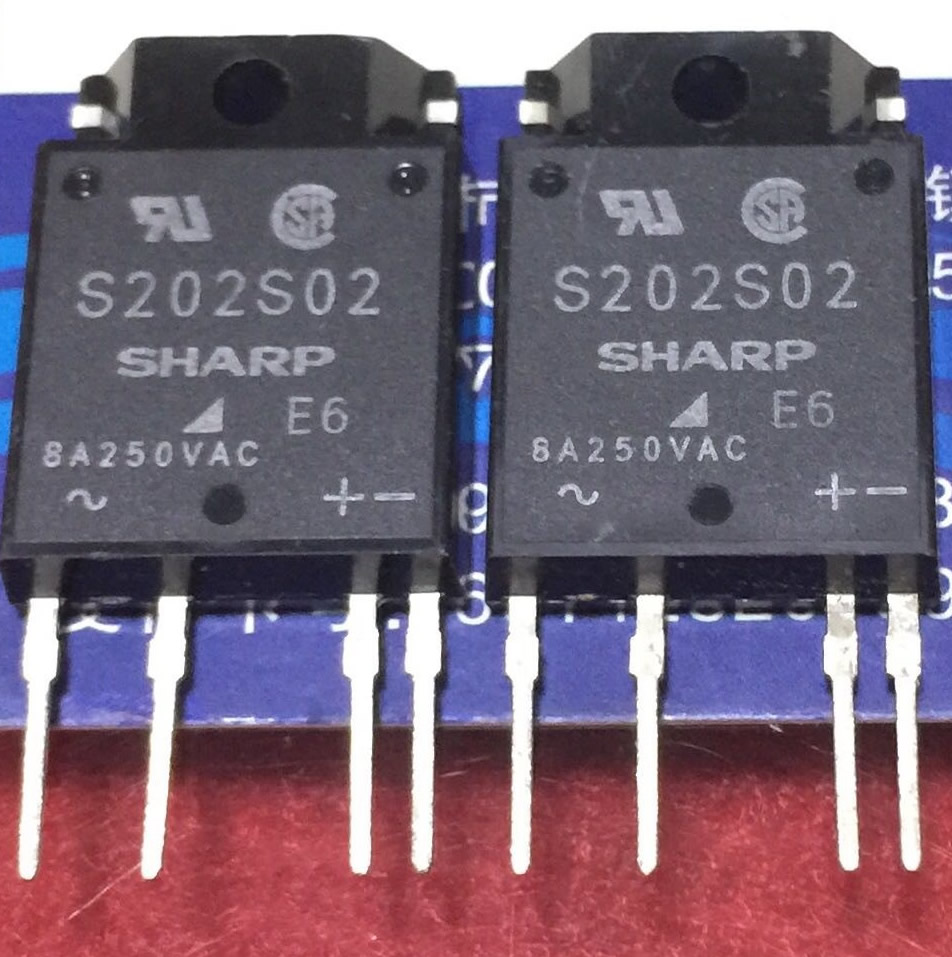 S202S02 New Original SHARP ZIP-4 5PCS/LOT, IC, Semiconductor, Transistor,  www.ic12.cm