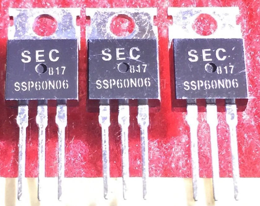 SSP60N06 60N06 New Original SEC TO-220 5PCS/LOT, IC, Semiconductor ...