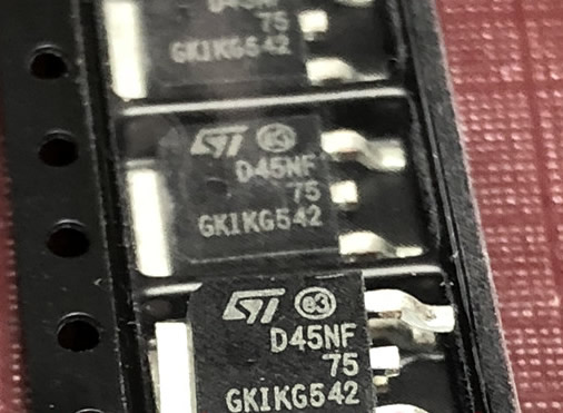 D45NF75 STD45NF75 TO-252 75V 40A 5pcs/lot
