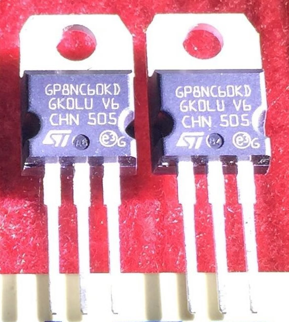 STGP8NC60KD GP8NC60KD New Original ST TO-220 5PCS/LOT