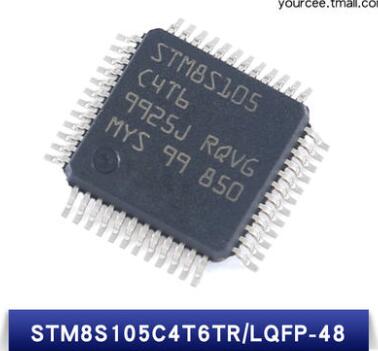 STM8S105C4T6TR LQFP-48 16MHz/16KB /8bit MCU