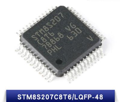 STM8S207C8T6 LQFP-48 24MHz/64KB /8bit MCU