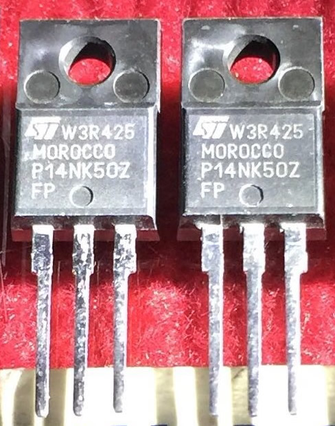 STP14NK50ZFP / P14NK50ZFP / 14N50 New Original ST TO-220F 5PCS/L