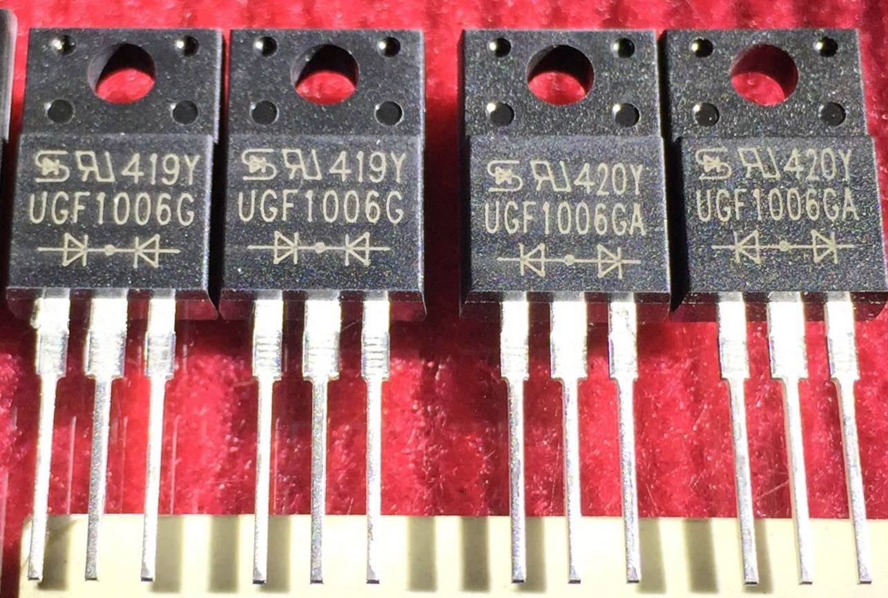 UGF1006G UGF1006GA New Original 400V 10A PAIR 5PAIR/lot