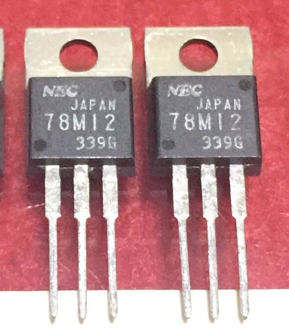 UPC78M12H 78M12 7812 New Original NEC TO-220 5PCS/LOT