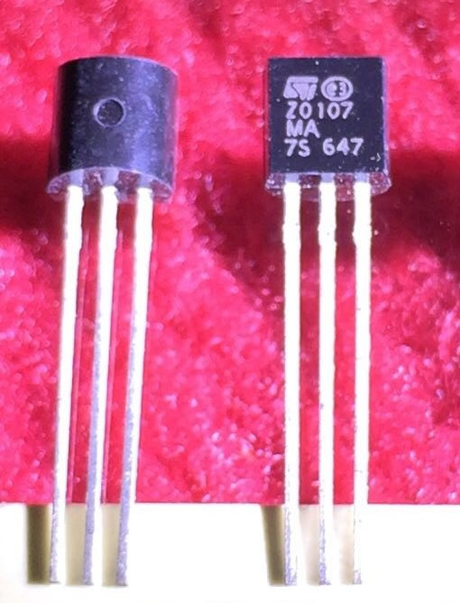 Z0107 New Original ST TO-92 SCR Thyristor 5PCS/LOT