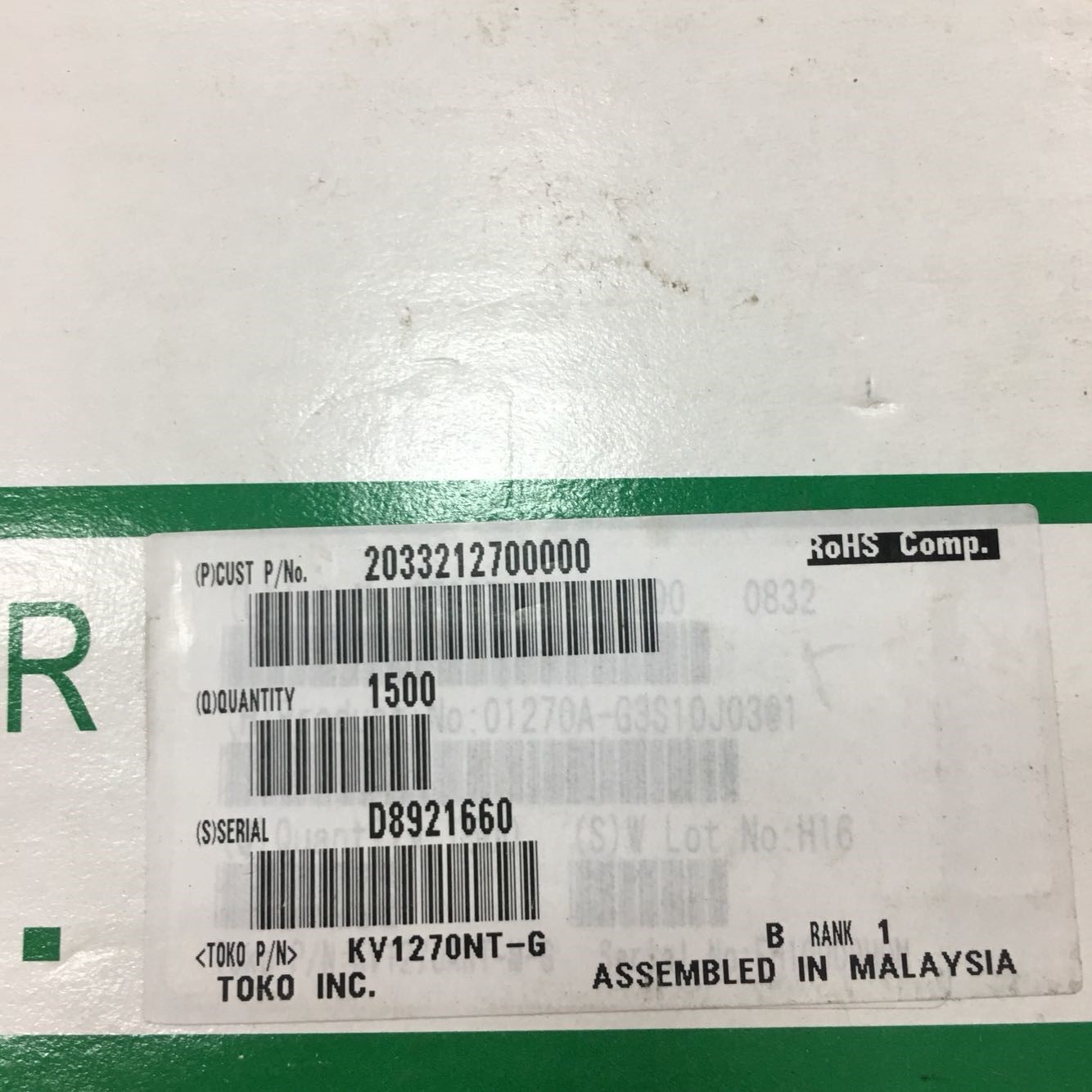 KV1270NT-G Original TOKO TO-92 5pcs/lot