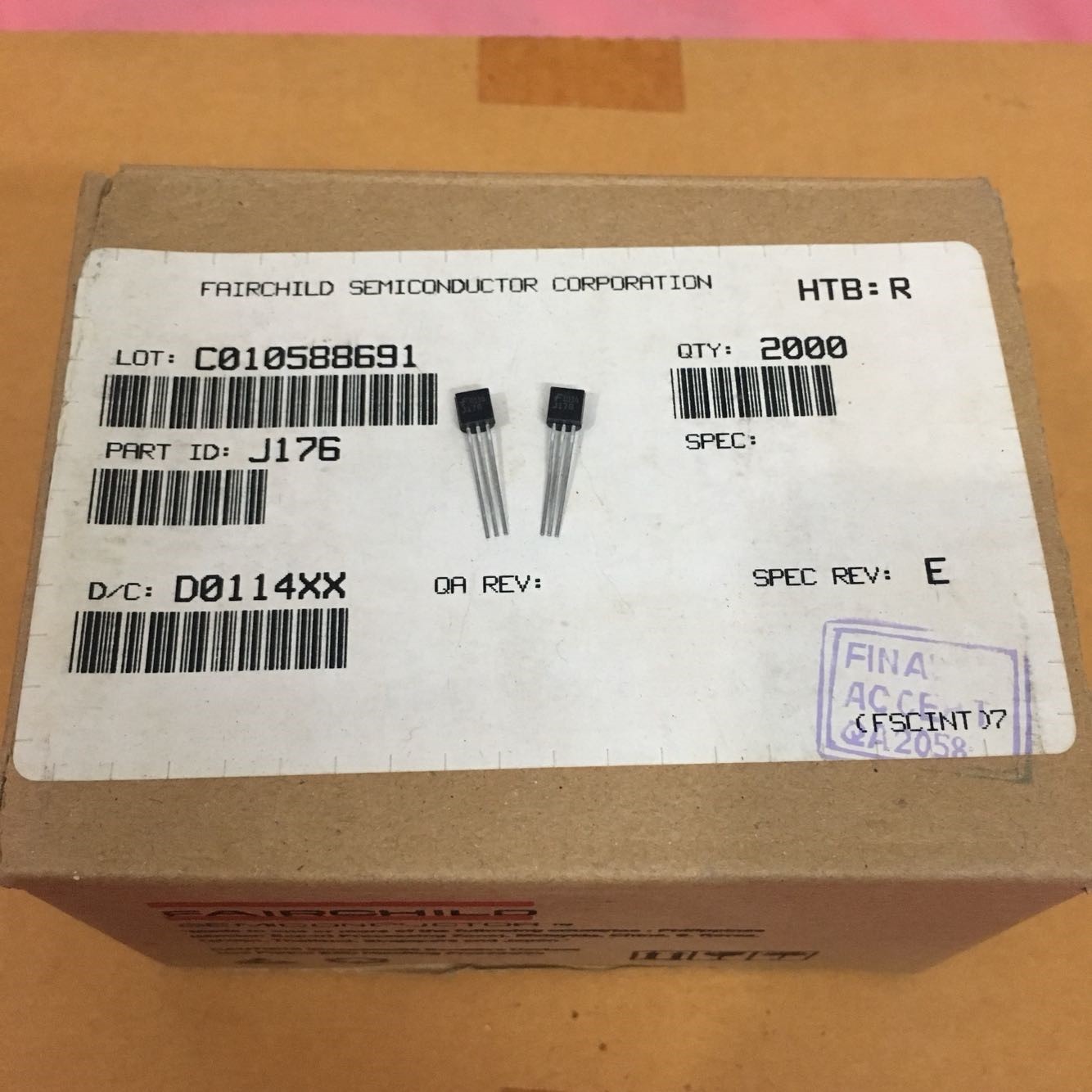 J176 Original FS TO-92 5pcs/lot