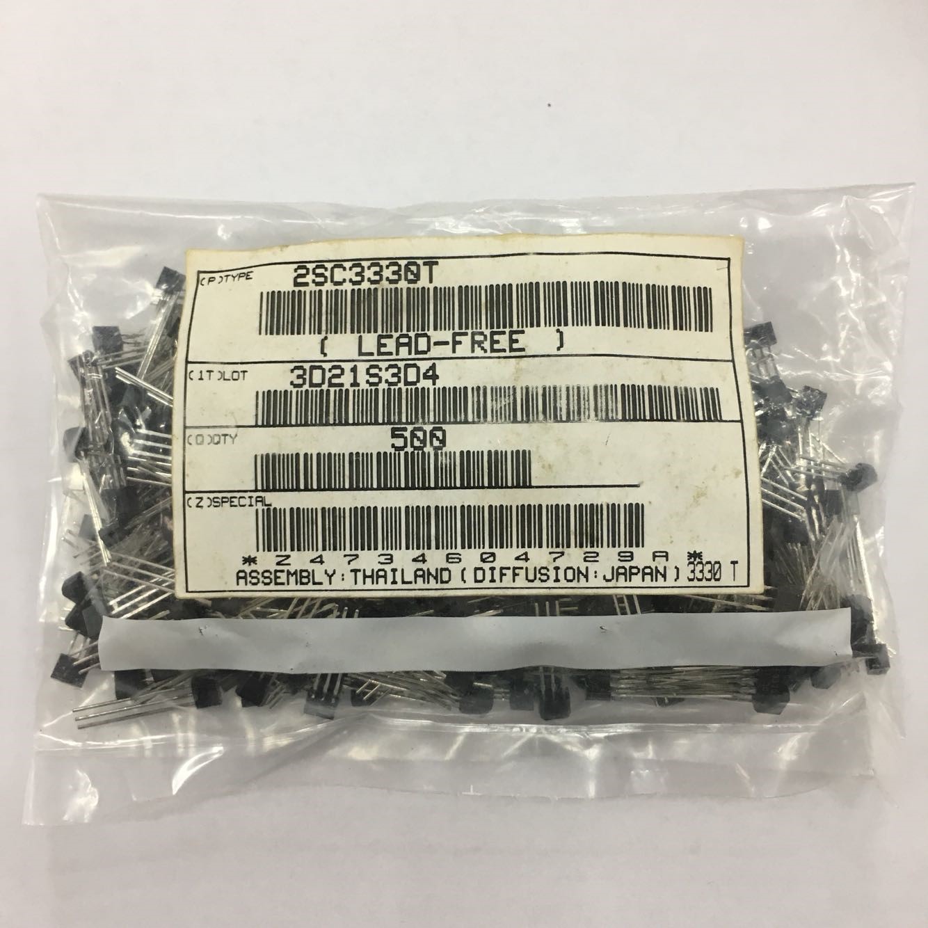 2SC3330T C3330T Original Sanyo TO-92S 5pcs/lot