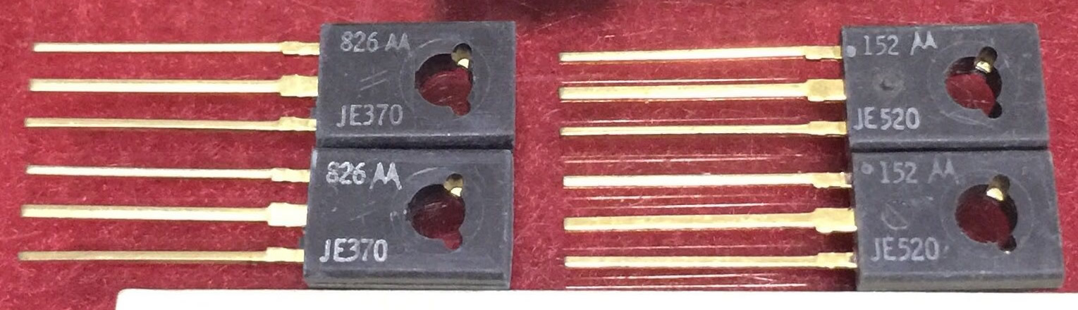 JE370 JE520 MJE370 MJE520 Motorola pair