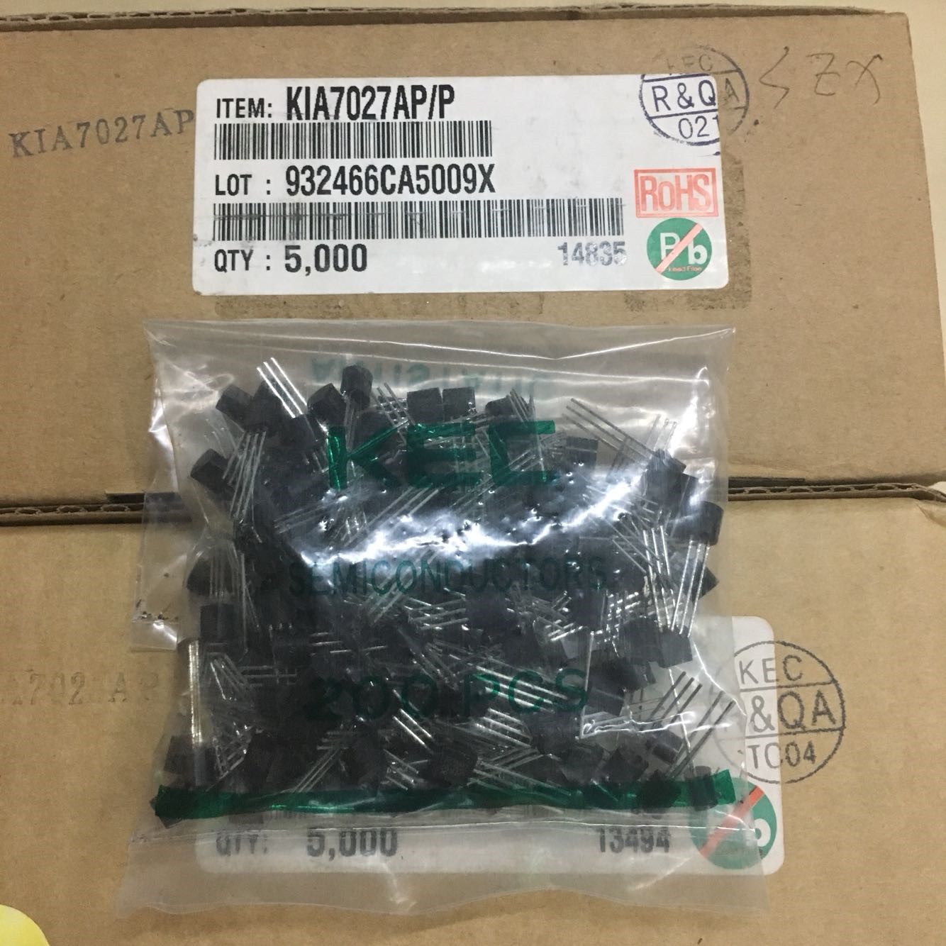 KIA7027AP/P Original KEC BJT TO-92 5pcs/lot