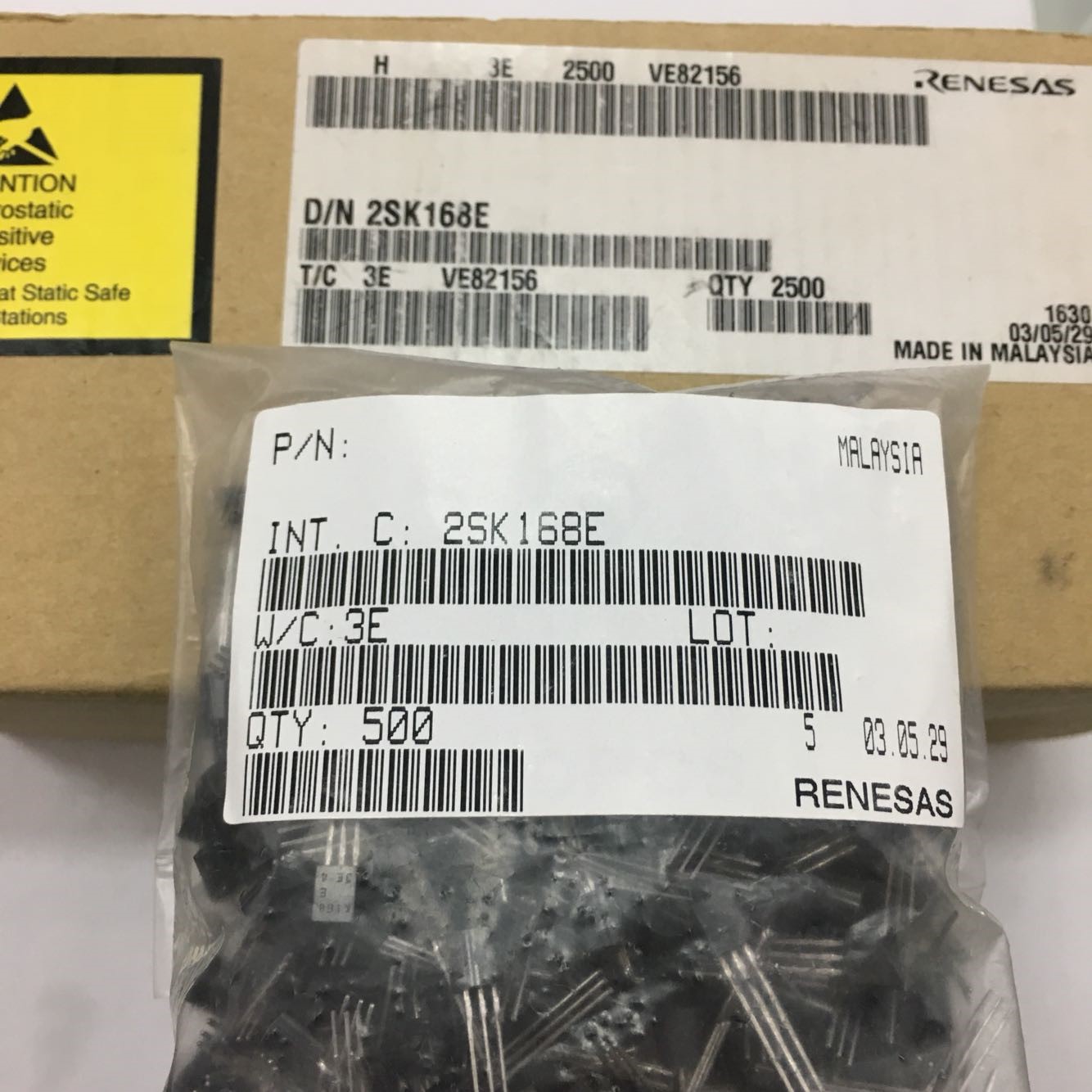 2SK168E K168E Original TO-92 5pcs/lot