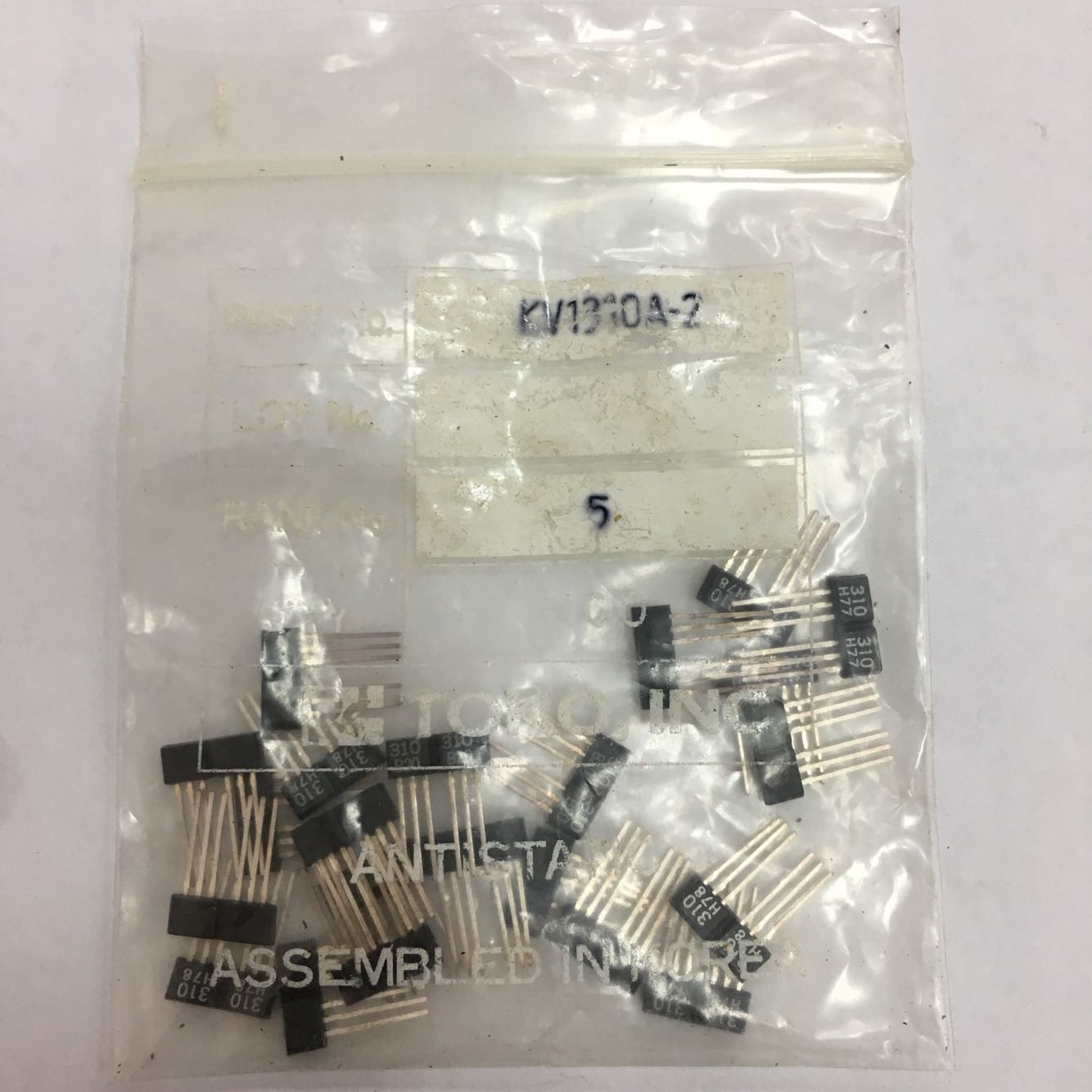 KV1310A-1 KV1310A-2 310 Original TOKO TO-92 5pcs/lot