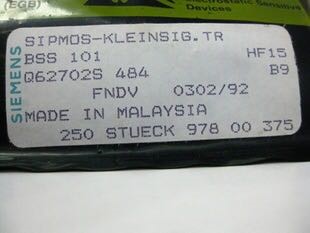 BSS101 Original Siemens 5pcs/lot