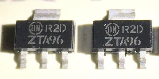 PZTA96ST1G Code ZTA96 ON 450V 0.5A PNP SOT-223