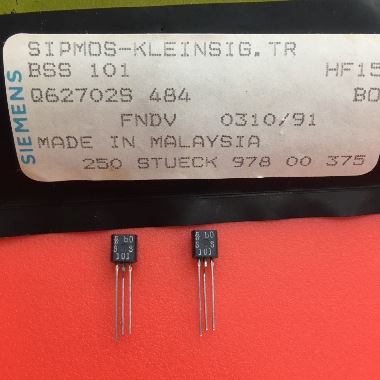 BSS101 Original TO-92 FET 5pcs/lot