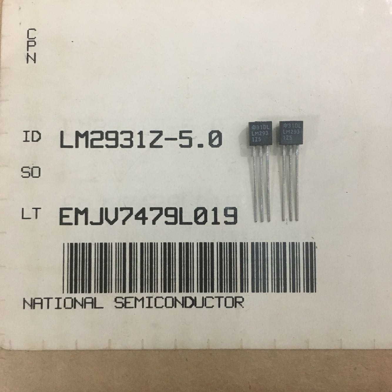 LM2931Z-5.0 Original TO-92 5pcs/lot