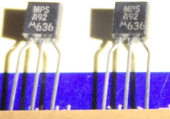 TO92 hacer Mpsh 34 Transistor-Caja Motorola productos semiconductores 