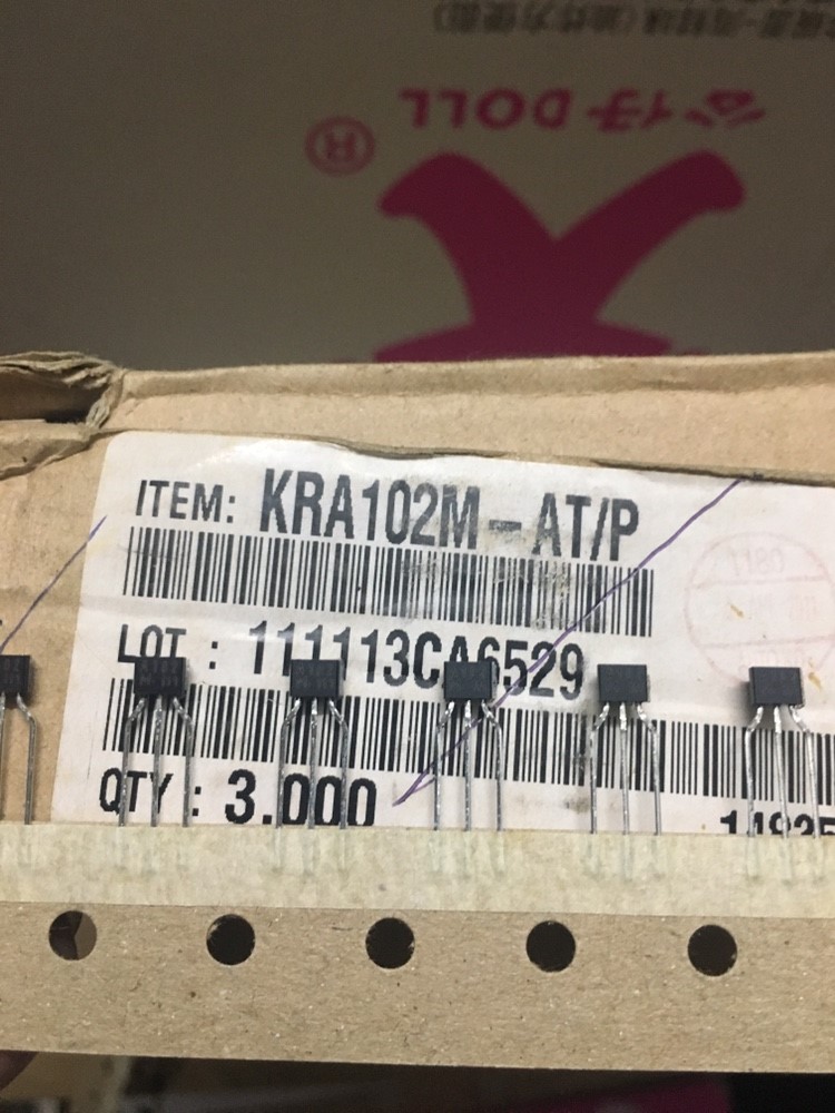 KRA102M A102M BJT TO-92S 5pcs/lot
